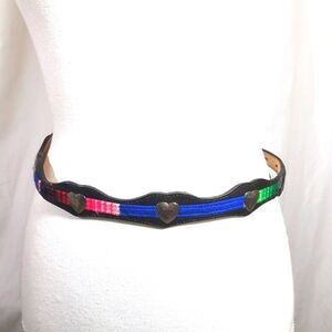 Dun Dee Size 28 Leather Heart Belt